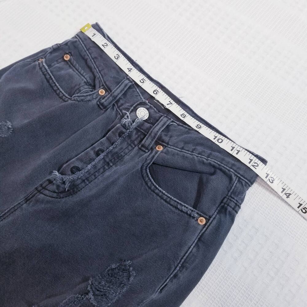 BDG Kick Flare High Rise Cropped Destroyed Ripped Jeans - Picture 3 of 12
